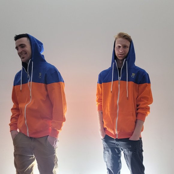 Orange and Blue Aramark Giffen Hoodie - Picture 4 of 5